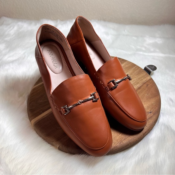 Jenn Ardor Brown Slip-on Penny Loafers Size 7.5 - Picture 1 of 13